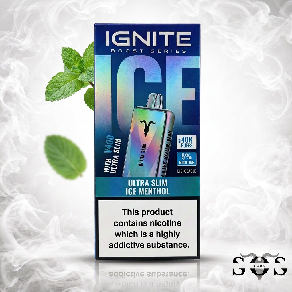 IGNITE V400 ULTRA SLIM ICE MENTHOL