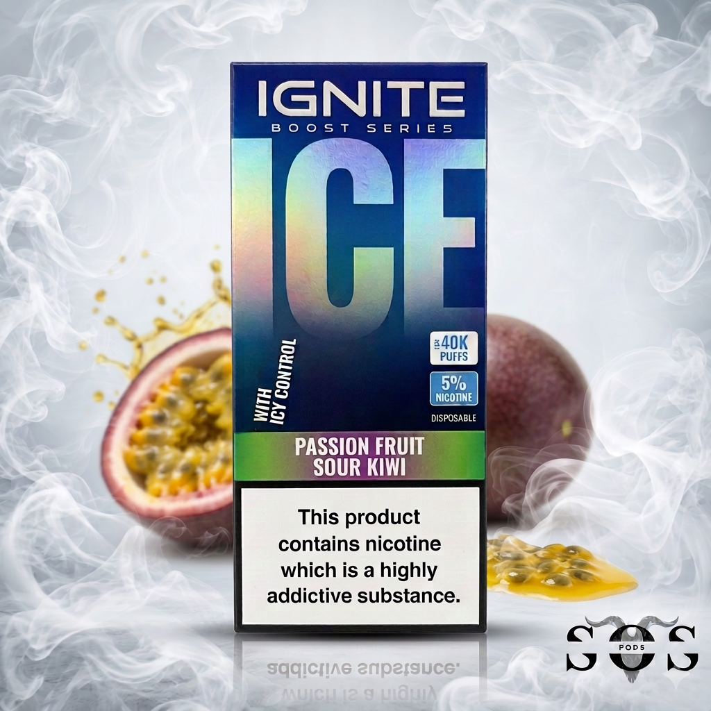 IGNITE V400 ULTRA SLIM ICE PASSION FRUIT SOUR KIWI