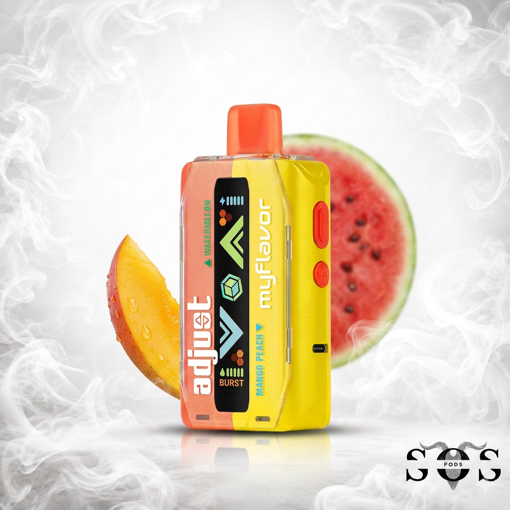 ADJUST 40K MY FLAVOR WATERMELON MANGO PEACH