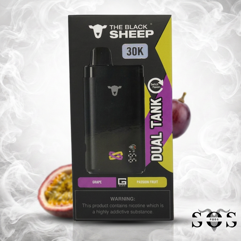 BLACK SHEEP 30K DUAL TANK GRAPE - PASSION FRUIT