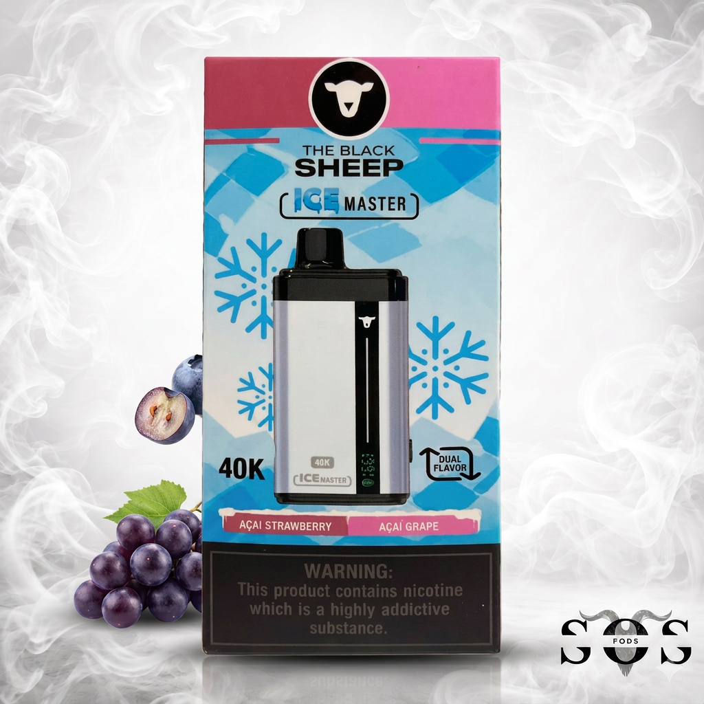 BLACK SHEEP 40K AÇAÍ STRAWBERRY - AÇAÍ GRAPE (ICE MASTER)