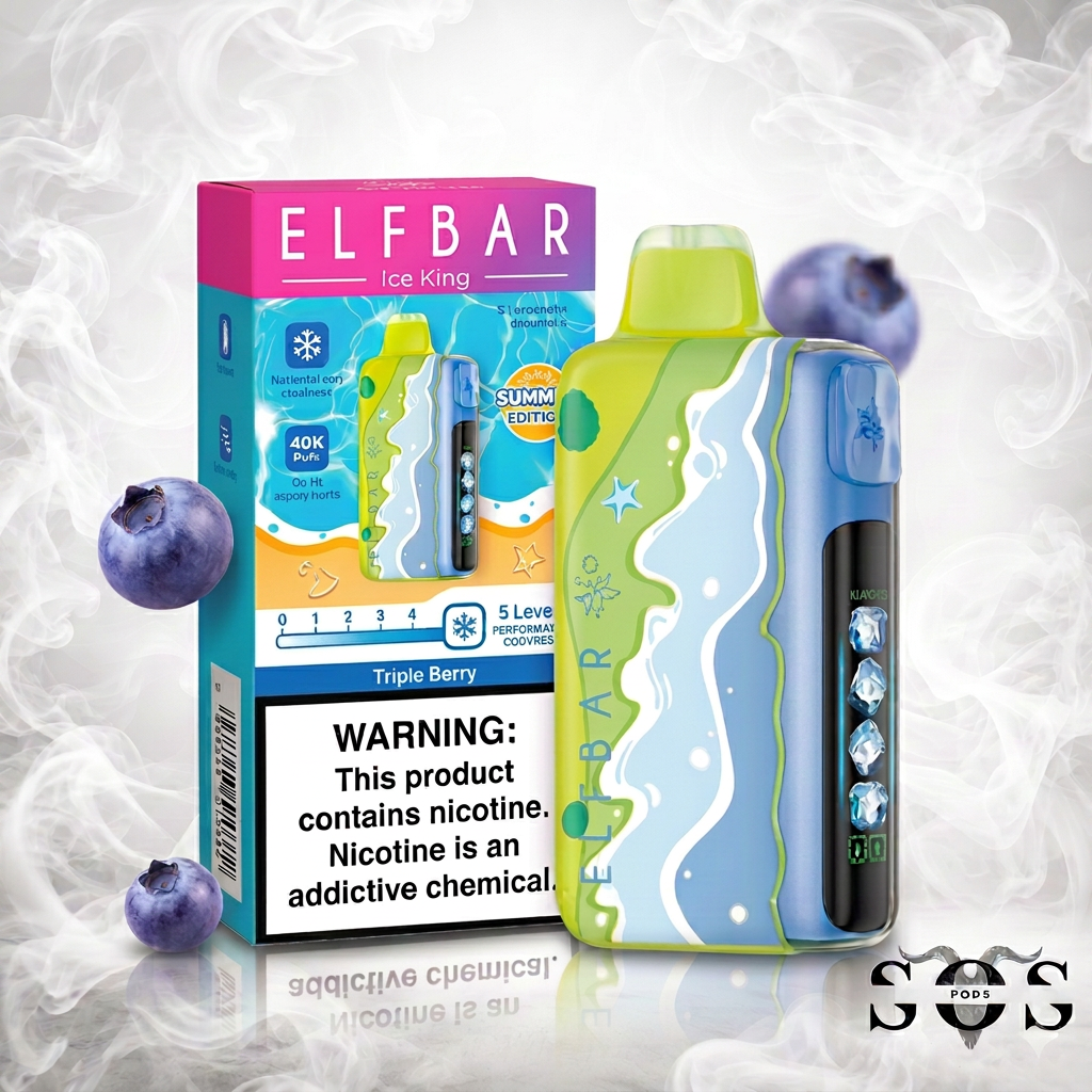 ELF BAR 40K ICE KING (SUMMER EDITION) TRIPLE BERRY