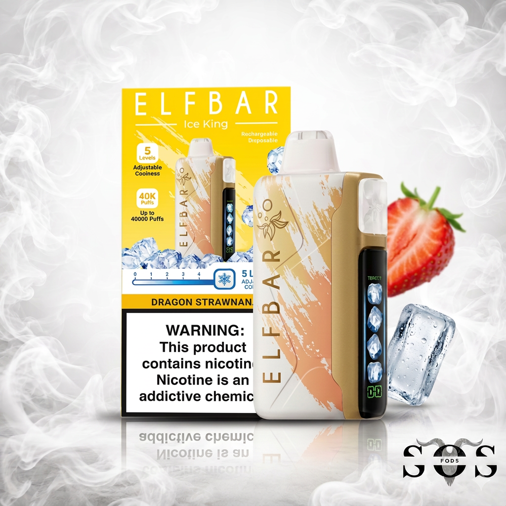ELF BAR 40K ICE KING DRAGON STRAWNANA
