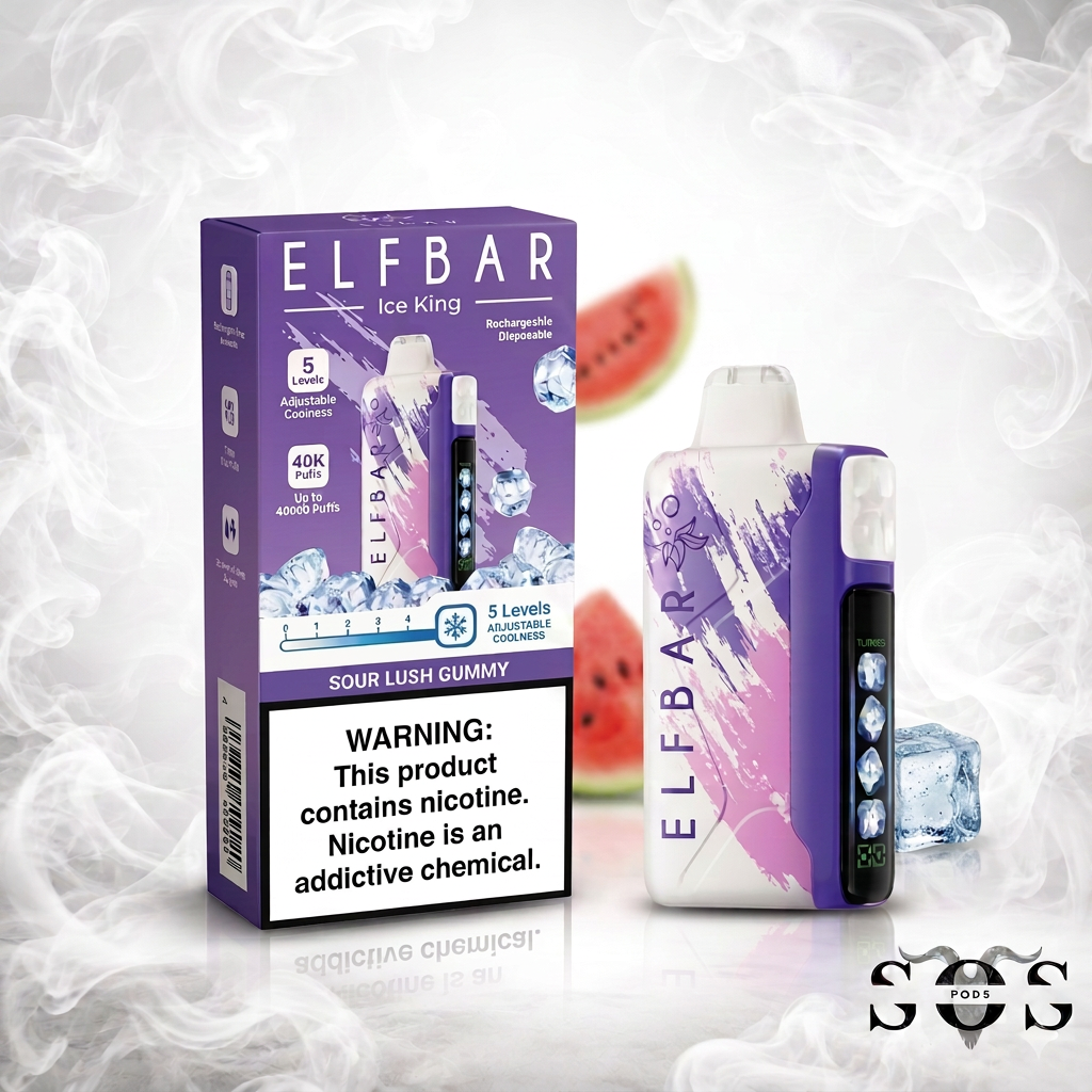 ELF BAR 40K ICE KING SOUR LUSH GUMMY