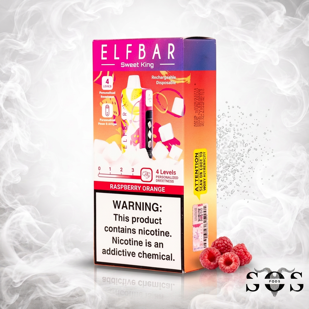 ELF BAR 40K SWEET KING RASPBERRY ORANGE