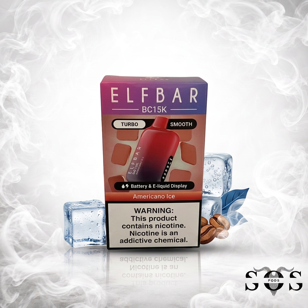 ELF BAR BC 15K AMERICANO ICE