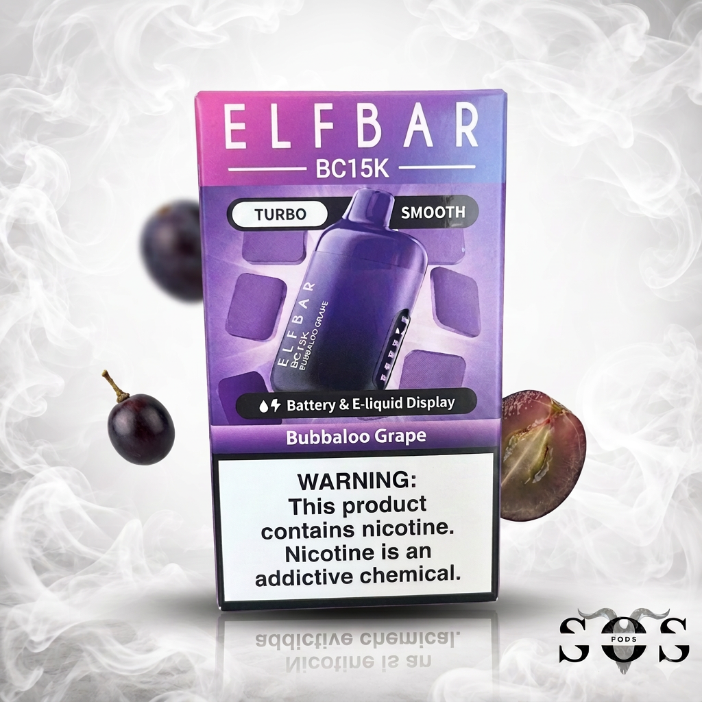 ELF BAR BC 15K BUBBALOO GRAPE
