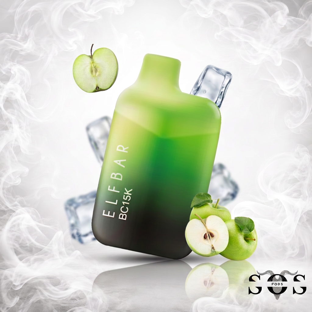 ELF BAR BC 15K GREEN APPLE ICE