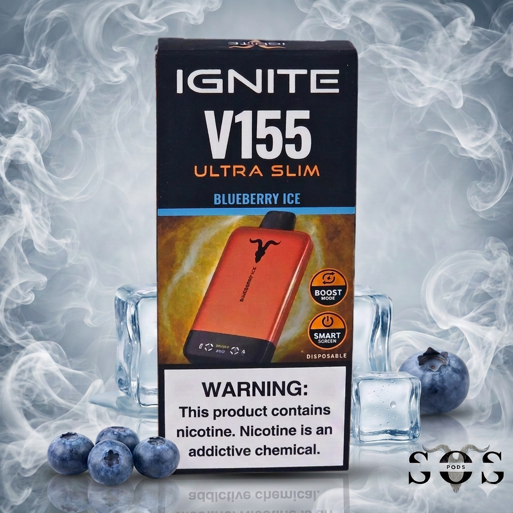 IGNITE V155 ULTRA SLIM BLUEBERRY ICE