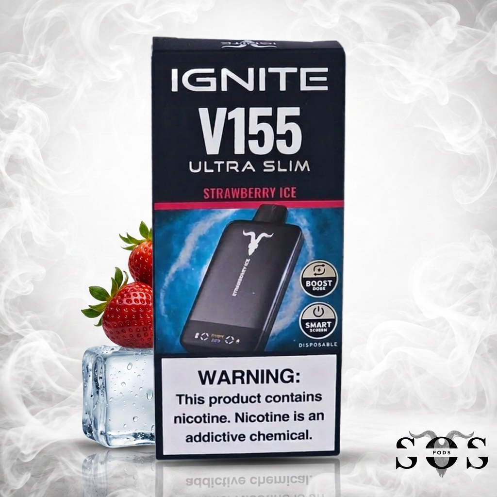 IGNITE V155 ULTRA SLIM STRAWBERRY ICE