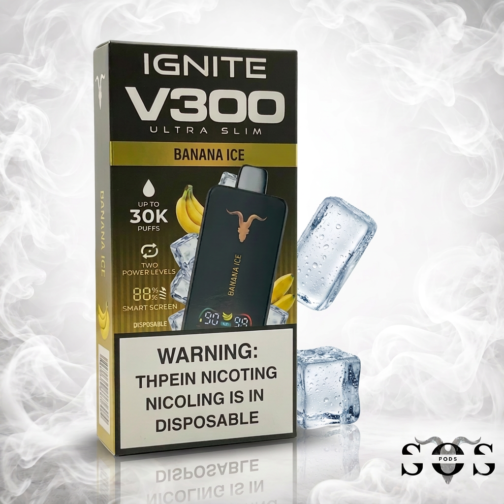 IGNITE V300 ULTRA SLIM BANANA ICE