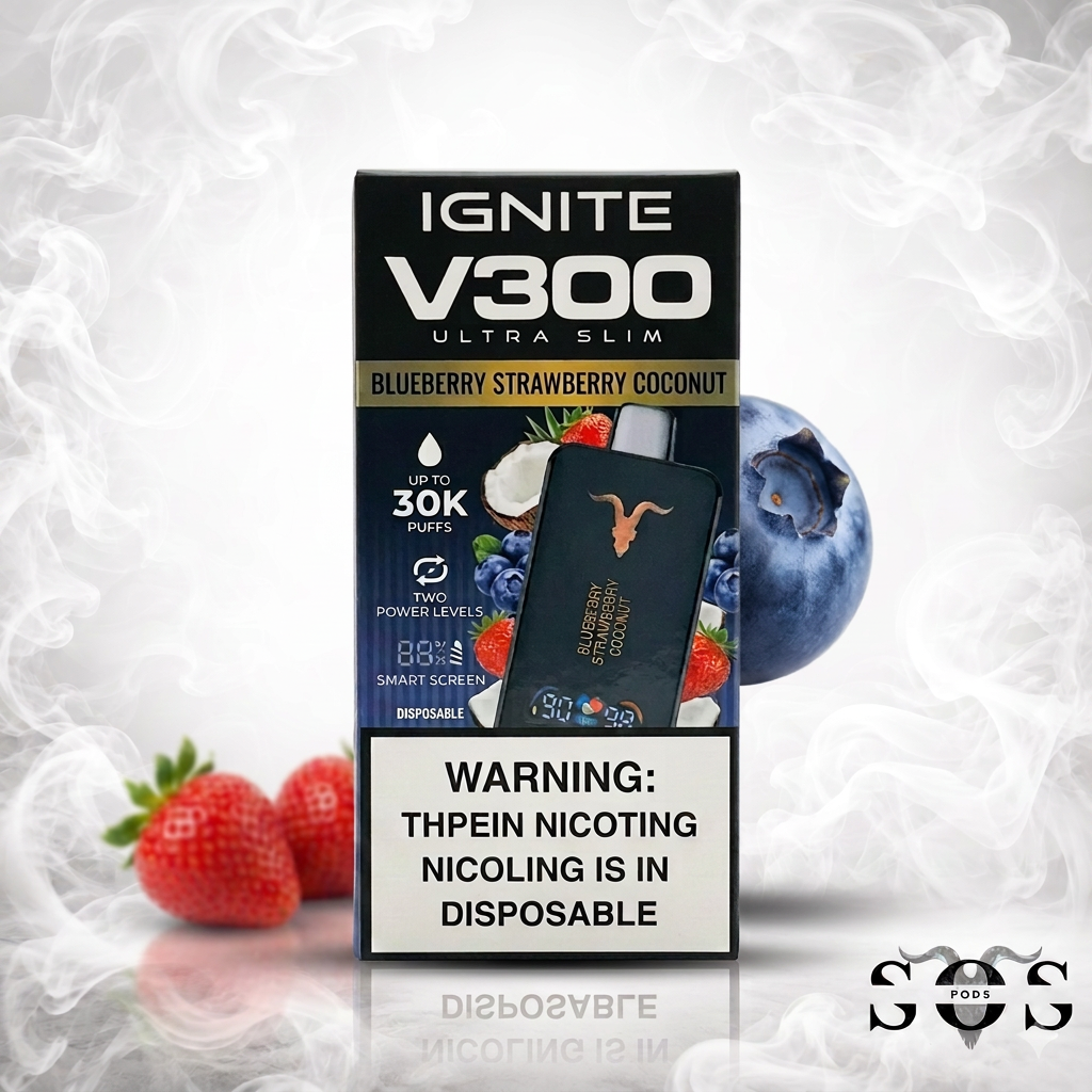 IGNITE V300 ULTRA SLIM BLUEBERRY STRAWBERRY COCONUT