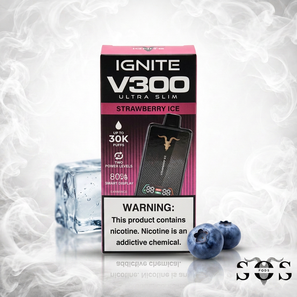 IGNITE V300 ULTRA SLIM STRAWBERRY ICE