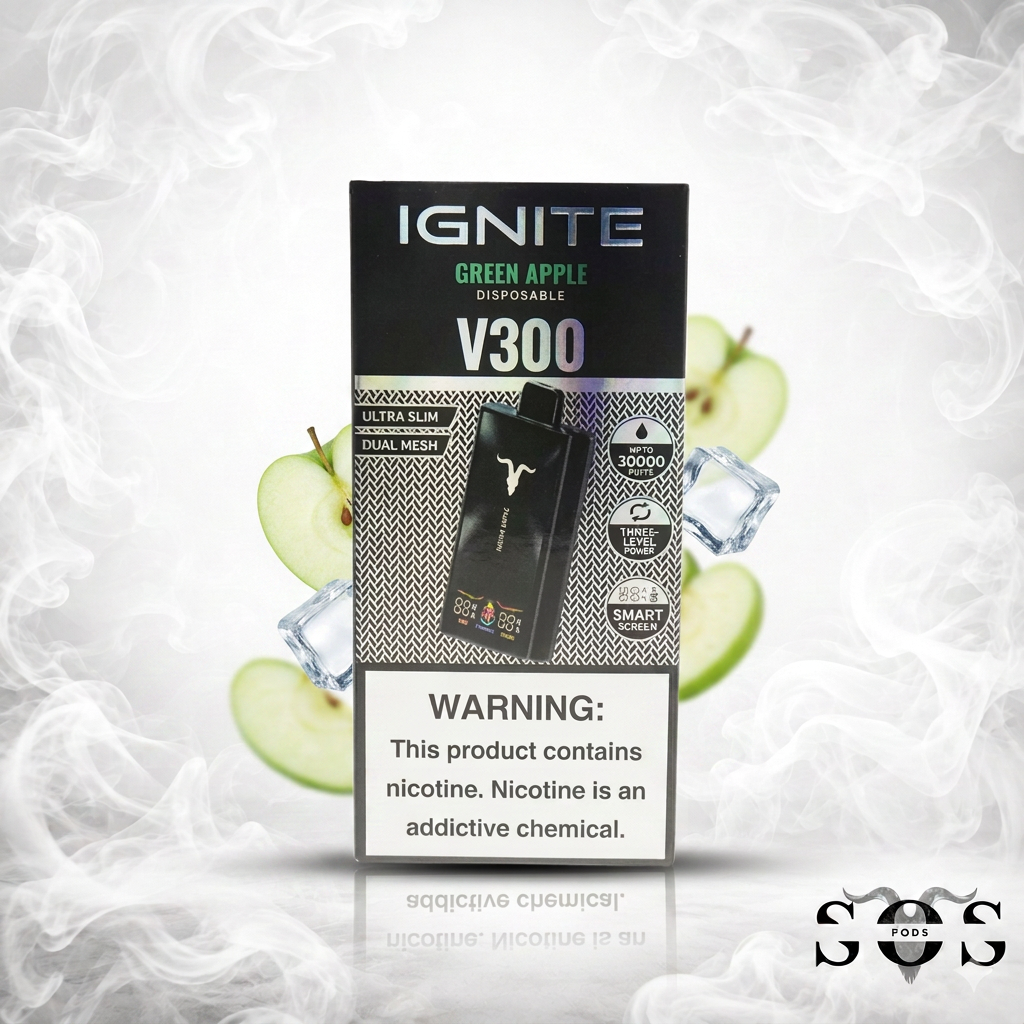 IGNITE V300 GREEN APPLE