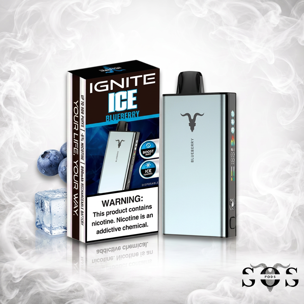 IGNITE V400 PRATA ICE BLUEBERRY ICE