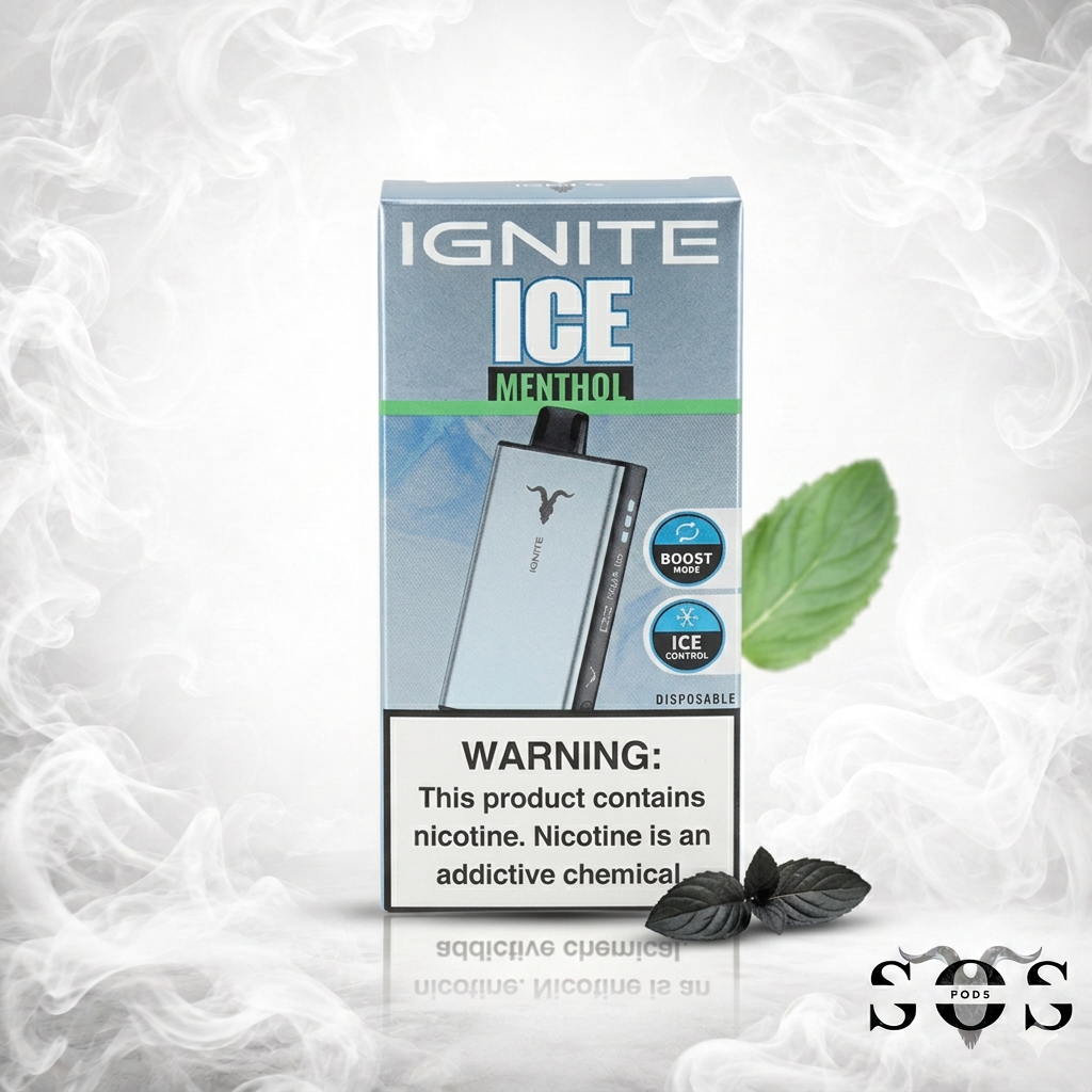 IGNITE V400 PRATA ICE MENTHOL
