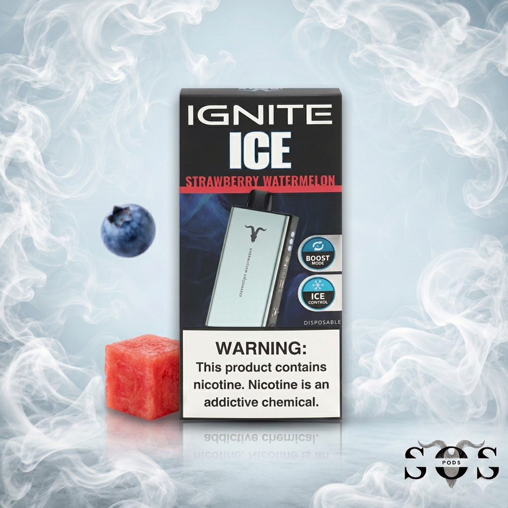IGNITE V400 PRATA ICE STRAWBERRY WATERMELON