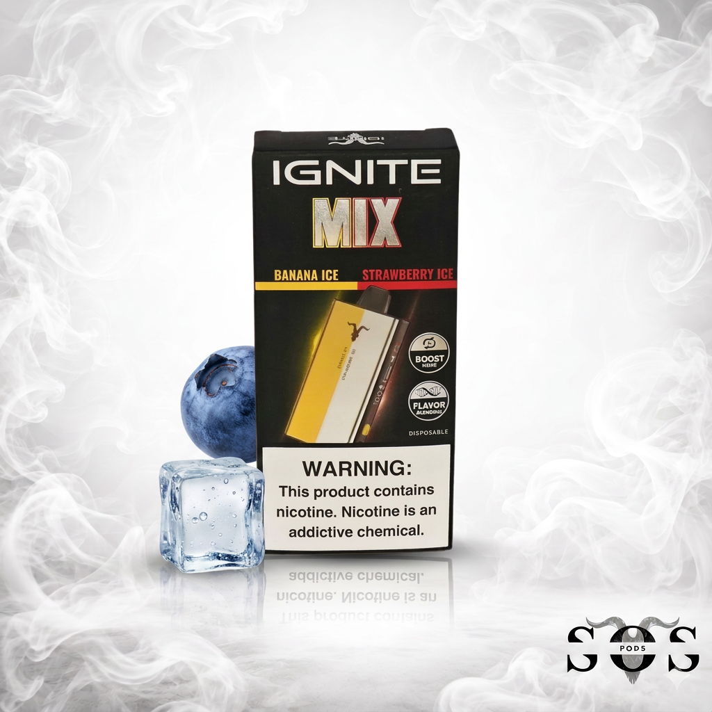 IGNITE V400 V-MIX BANANA ICE - STRAWBERRY ICE