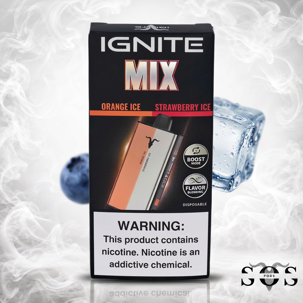 IGNITE V400 V-MIX ORANGE ICE - STRAWBERRY ICE