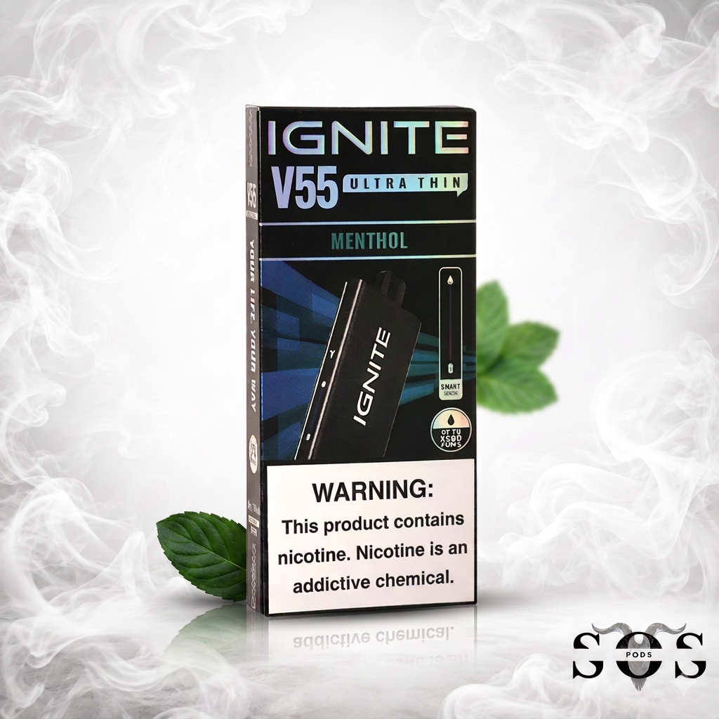 IGNITE V55 NEW EDITION - ULTRA THIN MENTHOL