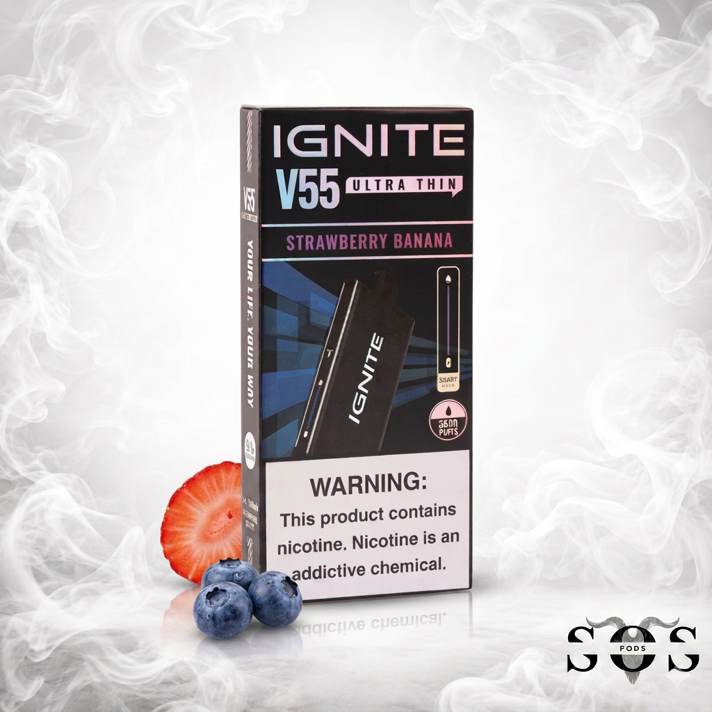 IGNITE V55 NEW EDITION - ULTRA THIN STRAWBERRY BANANA