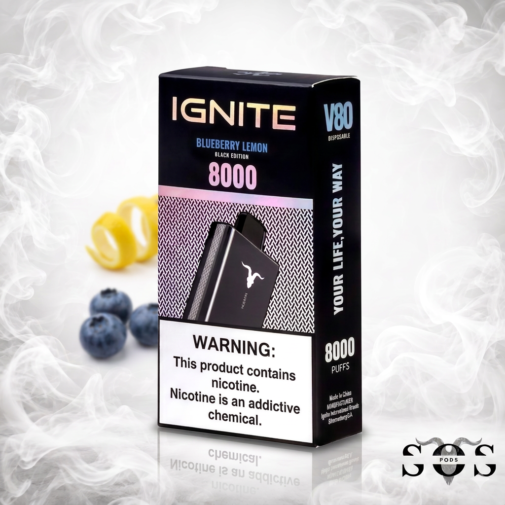 IGNITE V80 NEW EDITION BLUEBERRY LEMON