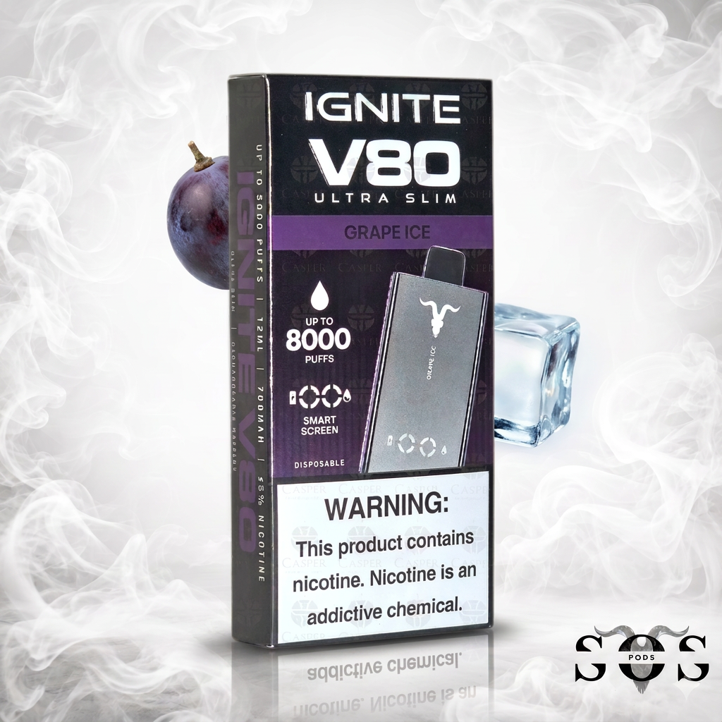 IGNITE V80 ULTRA SLIM GRAPE ICE