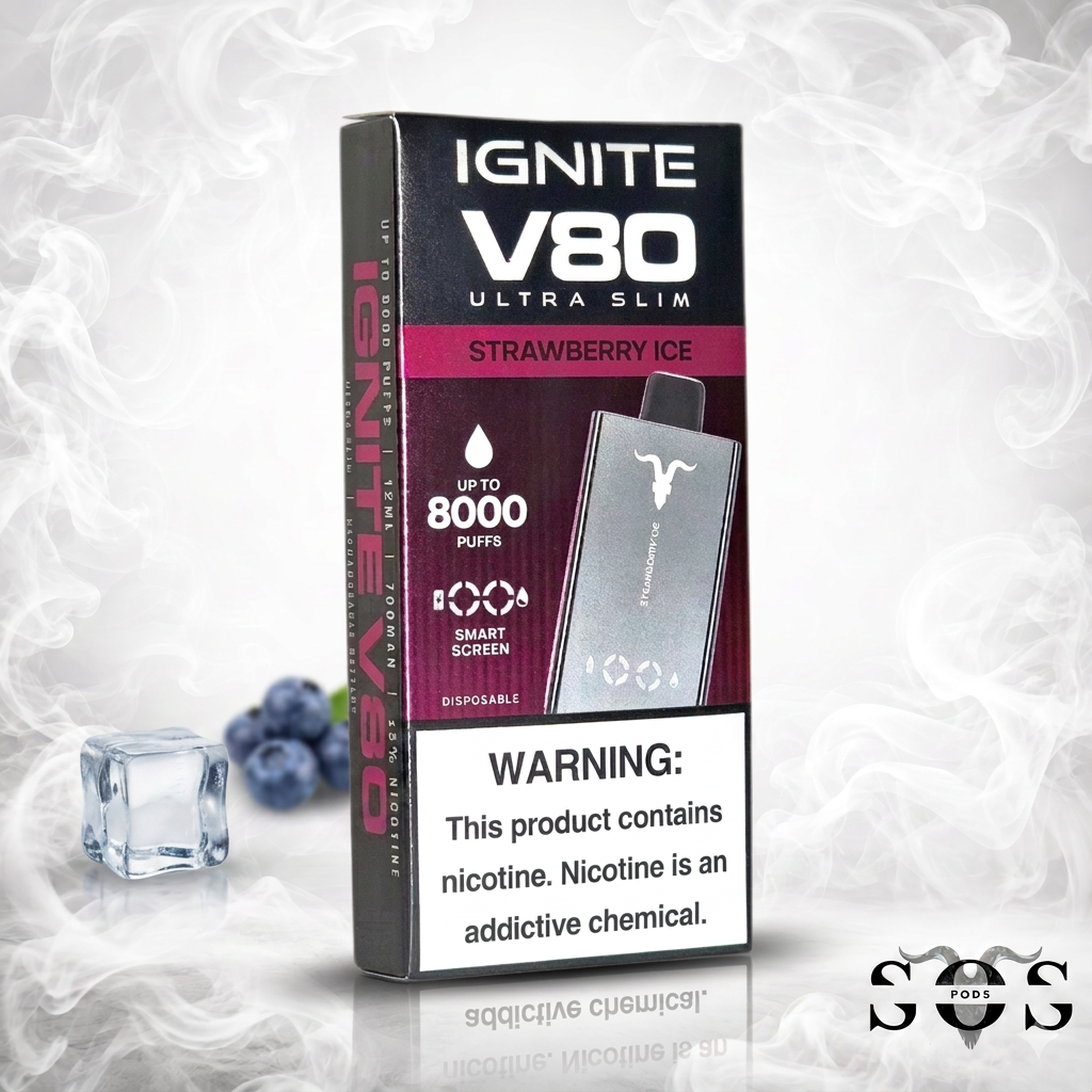 IGNITE V80 ULTRA SLIM STRAWBERRY ICE