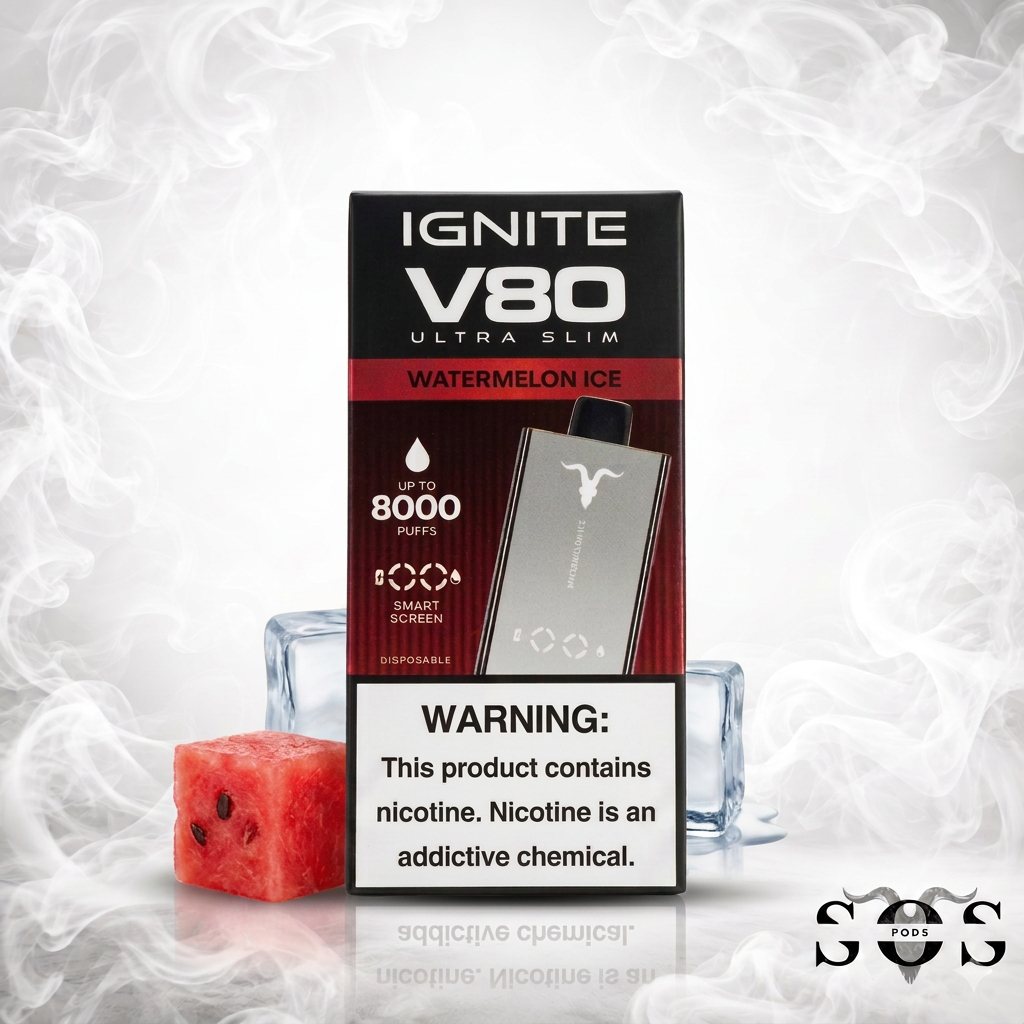 IGNITE V80 ULTRA SLIM WATERMELON ICE